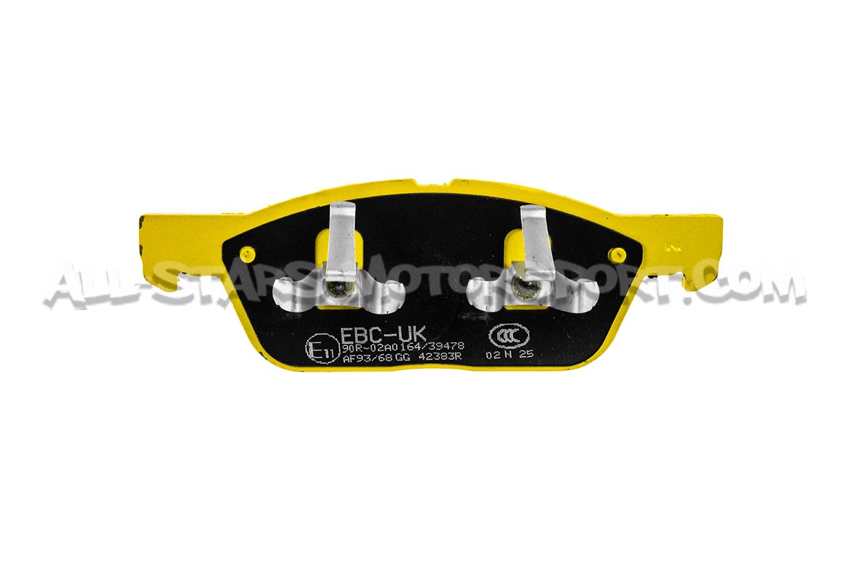 Pastillas de freno delanteras EBC Yellow Stuff para Ford Focus 4 ST