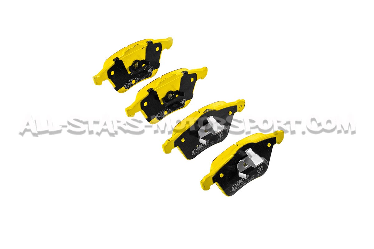 Pastillas de freno delanteras EBC Yellow Stuff para Ford Focus 2 ST
