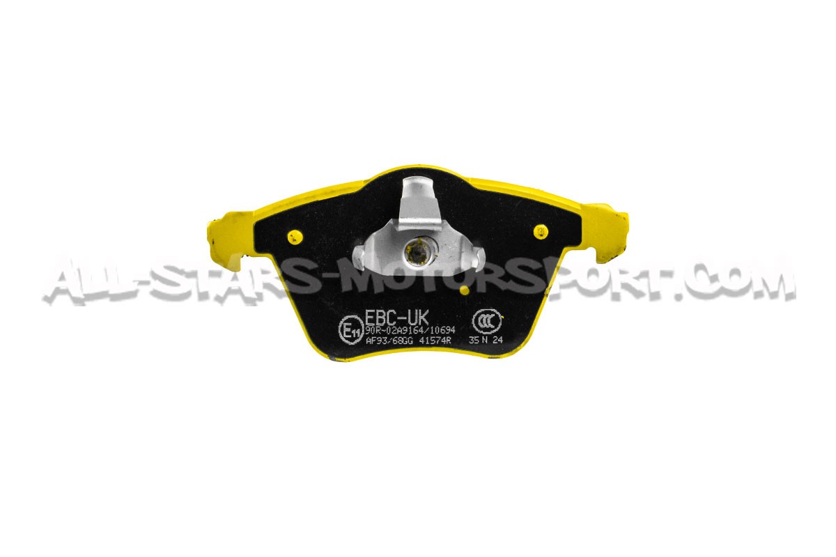 Plaquettes de frein avants EBC Yellow Stuff pour Ford Focus 2 ST