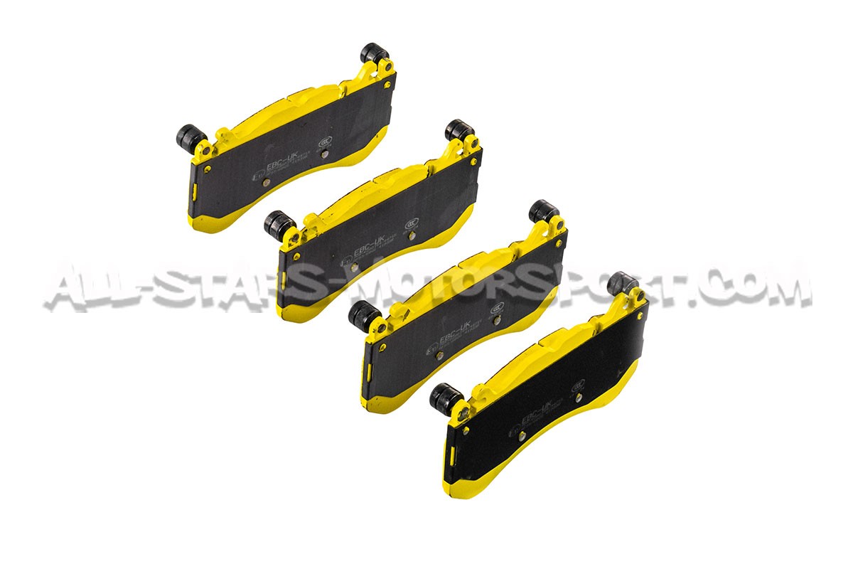 Pastillas de freno delanteras EBC Yellow Stuff para Mercedes AMG GT C190 y C63 AMG W204 / W205