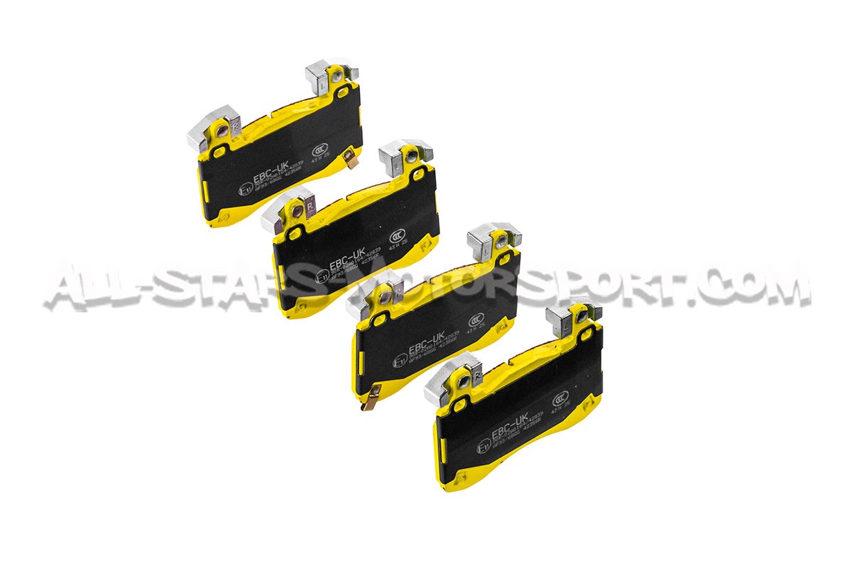 Pastillas de freno delanteras EBC Yellow Stuff para Kia Stinger GT 3.3T GDI