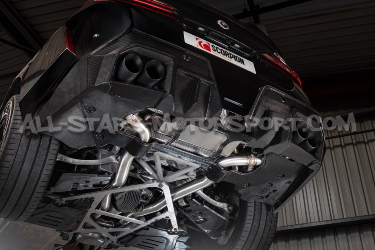 Escape trasero GPF-Back Scorpion para BMW M5 G9x