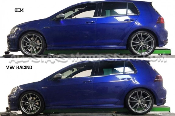 Muelles suspension Racingline para Golf 7 R
