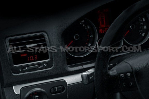 Reloj digital P3 Gauges para rejilla de ventilacion de Golf 5 GTI