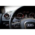 Reloj digital P3 Gauges para rejilla de ventilacion de Audi A3 8P / S3 8P