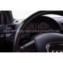 Reloj digital P3 Gauges para rejilla de ventilacion de Audi RS4 B7