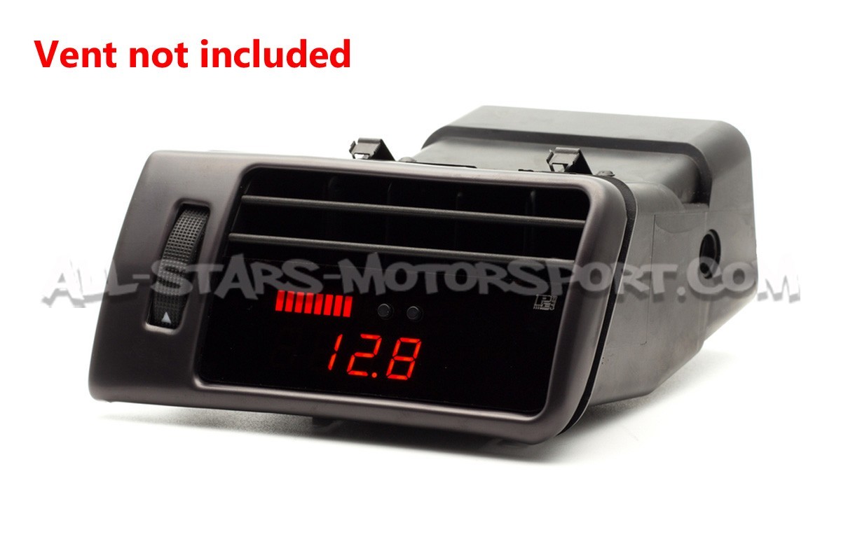 Reloj digital P3 Gauges para rejilla de ventilacion de Audi RS6 C5