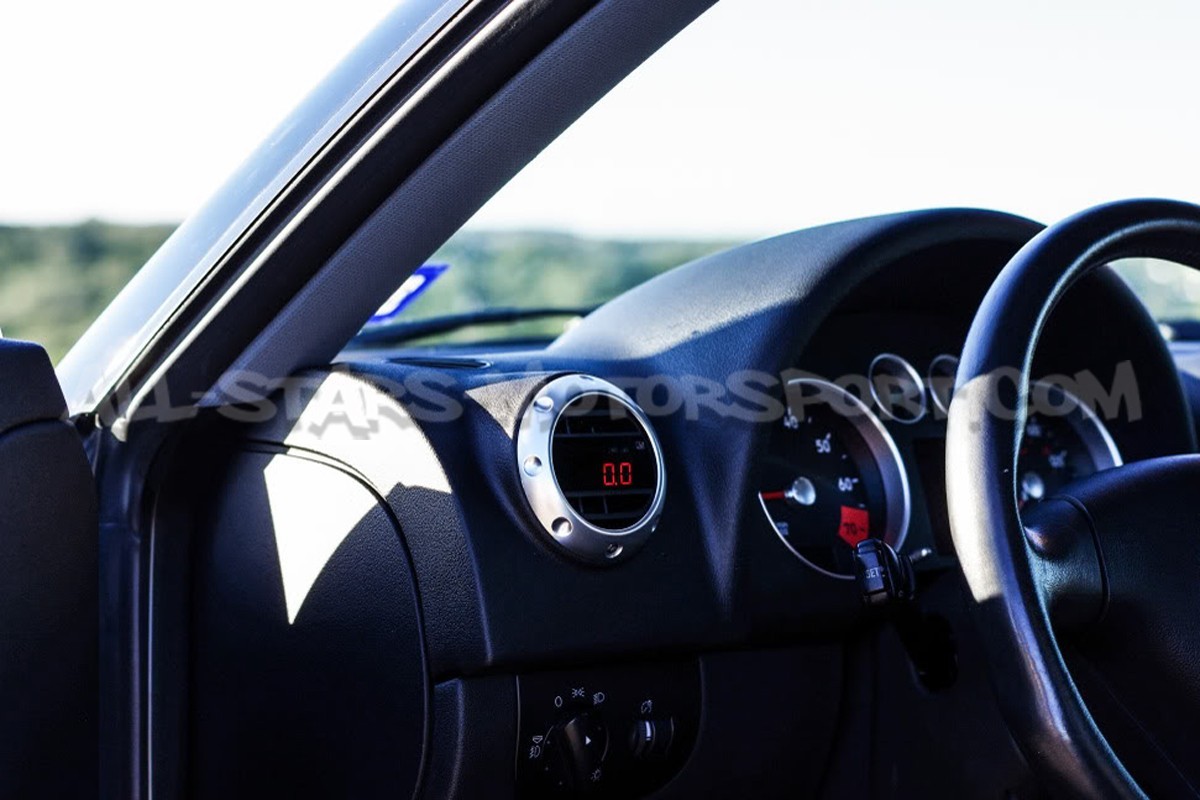 Reloj digital P3 Gauges para rejilla de ventilacion de Audi TT MK1 8N