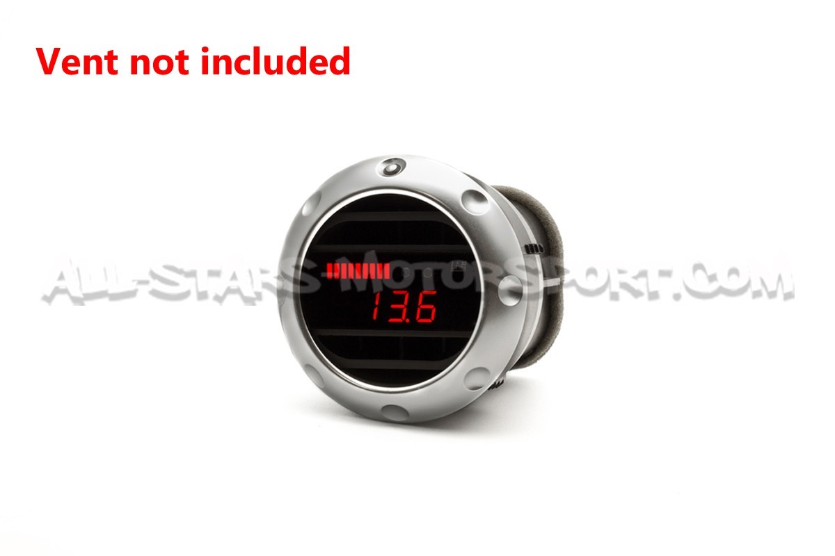 Reloj digital P3 Gauges para rejilla de ventilacion de Audi TT MK1 8N