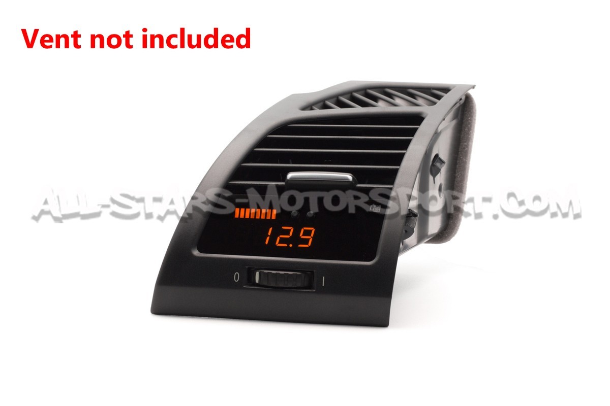 Reloj digital P3 Gauges para rejilla de ventilacion de BMW 135i / 1M E8x