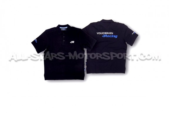 Polo negro Racingline Coleccion R