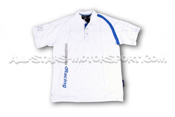 Polo Racingline Blanco / Azul