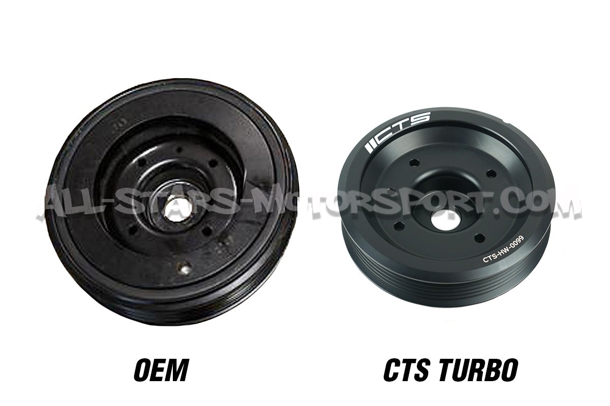 Polea de cigüeñal CTS turbo para Golf 7 GTI / R / S1 / S3 8V / Leon 3 Cupra MQB
