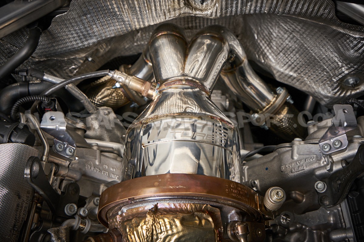 Downpipe decata CTS Turbo pour Audi S4 / S5 B9 2.9 TFSI