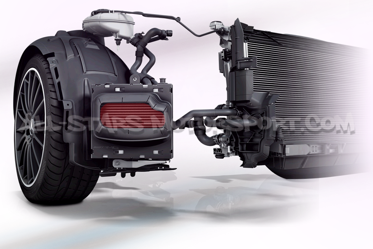 Intercambiador lateral Forge para Mercedes A45 AMG