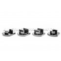 Insertos de casquillos de eje trasero CTS turbo para Golf 7 R / Leon 3 / S3 8V / TTS 8S