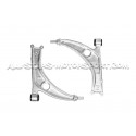 Triangulo en aluminio Whiteline para Golf 5 / Golf 6 / Scirocco