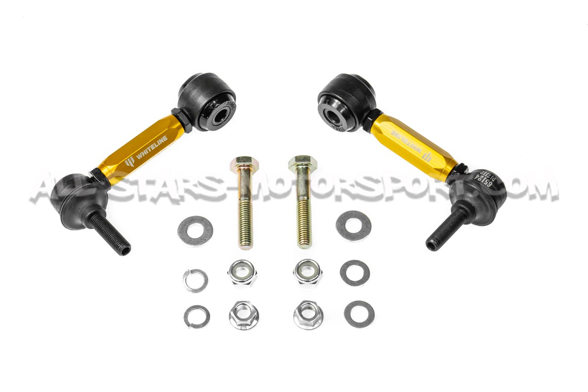 Biellettes de barre stab avant reglables Whiteline pour Golf 4 GTI / Leon 1M
