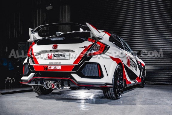 Honda Civic Type R Fk8 Scorpion Catback