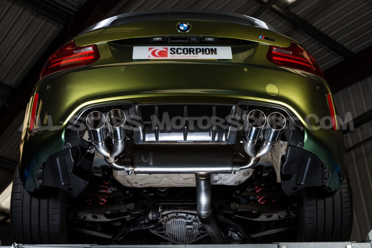 Catback avec valve Scorpion pour BMW M2 F87