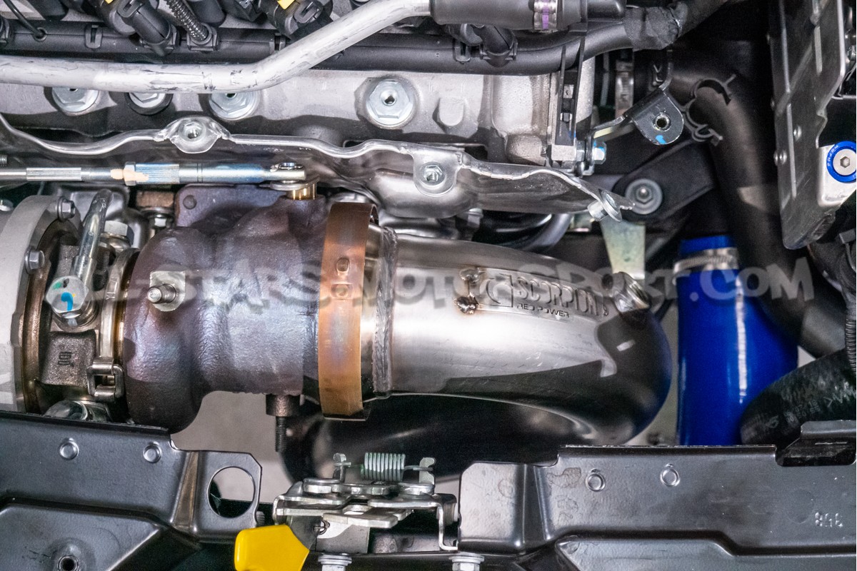Downpipe decata Scorpion pour Fiat 500 / 595 Abarth