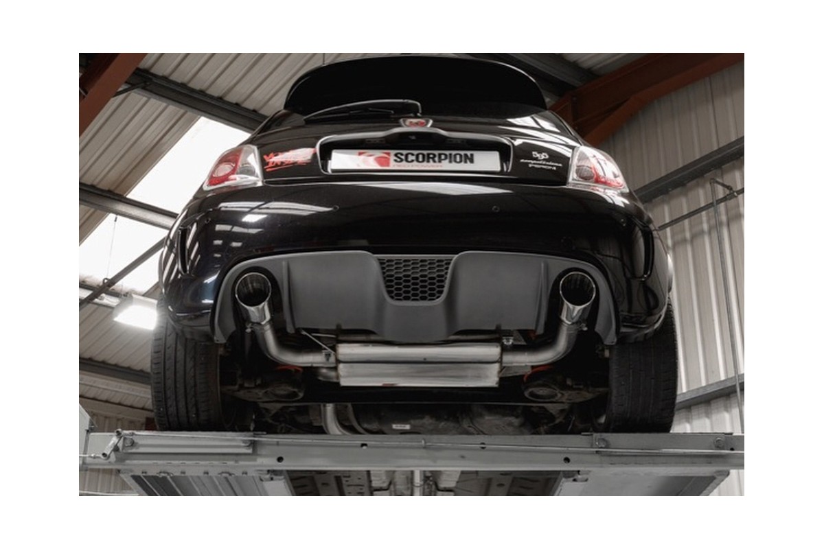 Catback Scorpion pour Fiat 500 / 595 / 695 Abarth