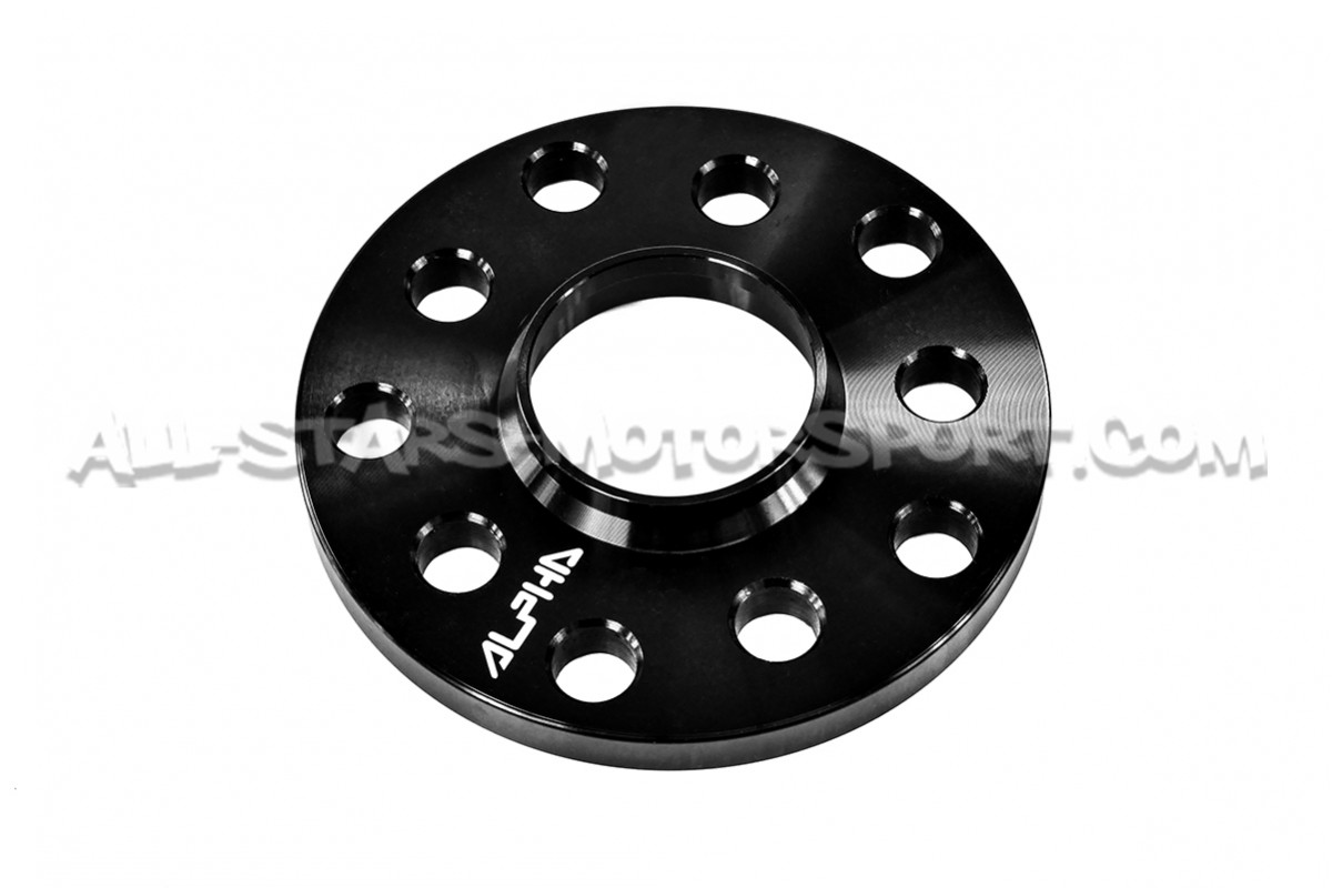Separadores Alpha 5x100 / 5x112 de 5 a 15mm para Audi A1 / A3 / S3 / RS3 / TT