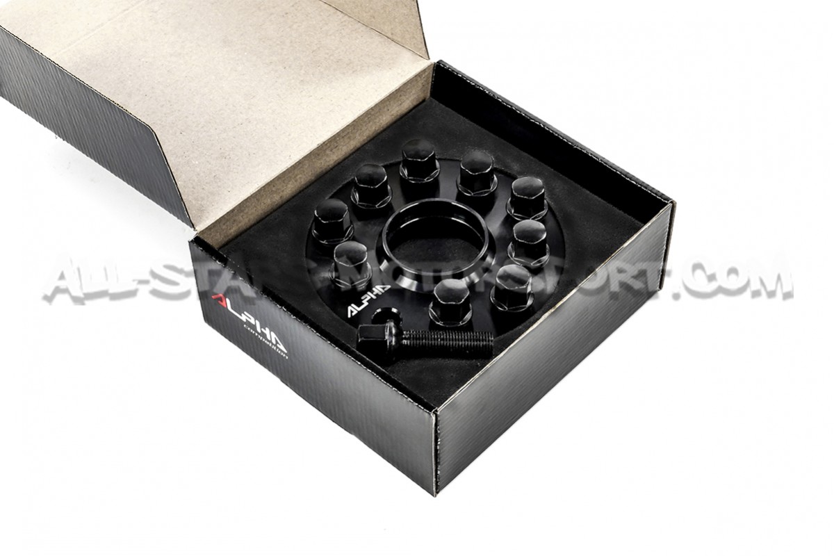 Separadores Alpha 5x100 / 5x112 de 5 a 15mm para Leon / Ibiza y Fabia / Octavia