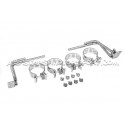 Silenciador de escape axle-back pro Mishimoto para Mustang S550 V8 5.0