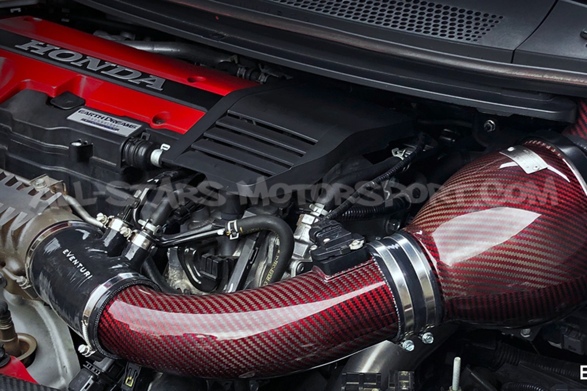 Tubo de admision de carbono / kevlar Eventuri para Honda Civic Type R FK2