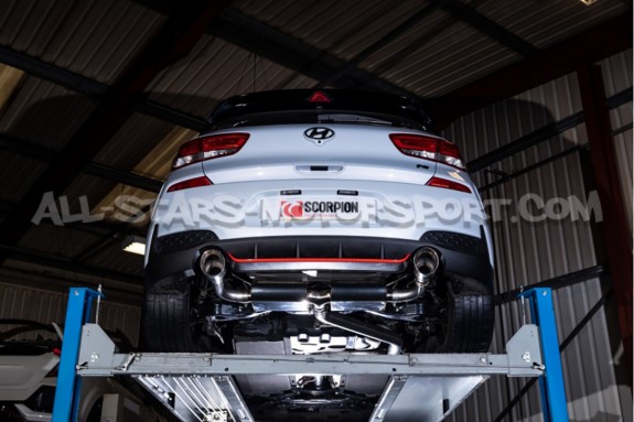Catback avec valve Scorpion pour Hyundai i30 N (Non GPF)