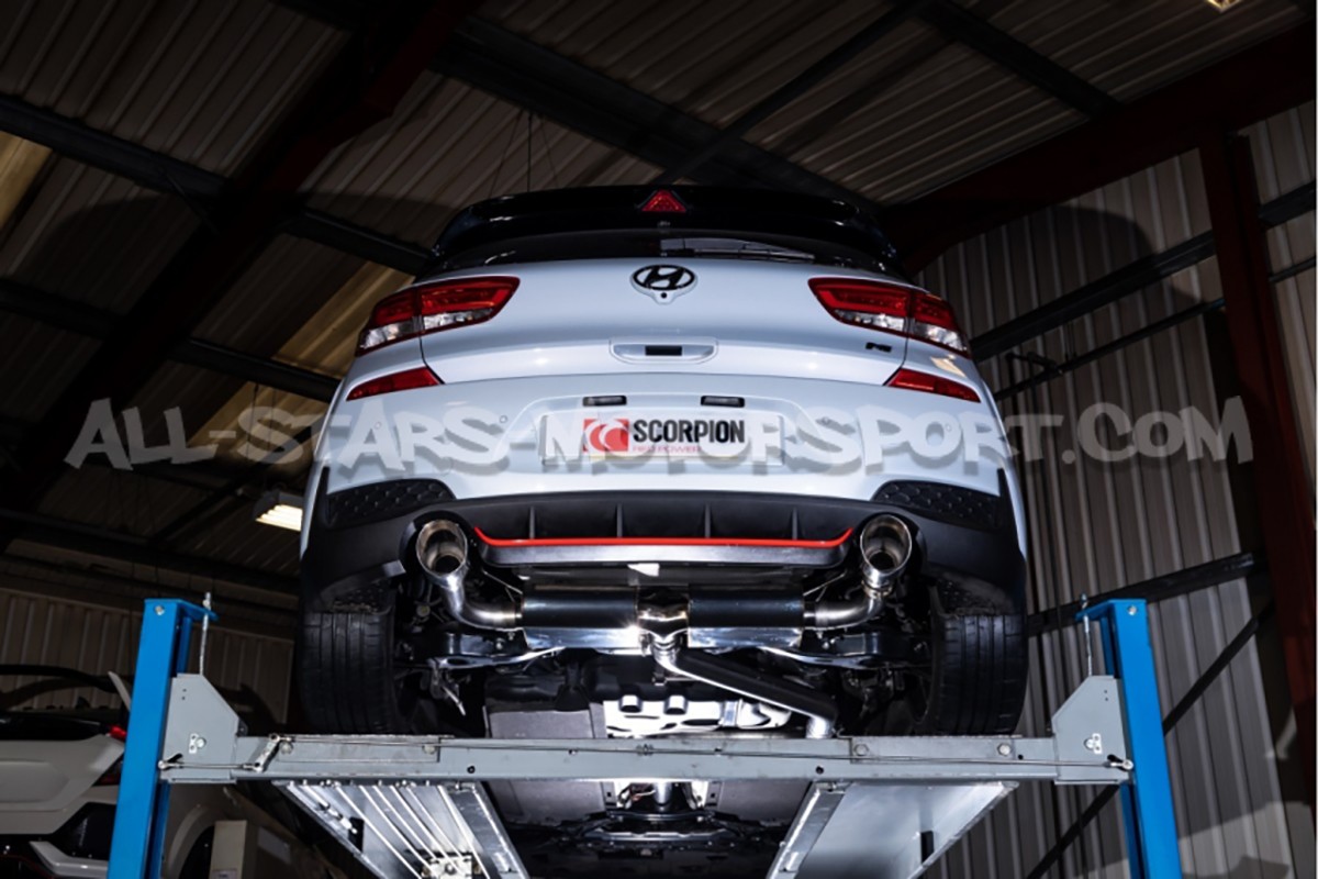Escape con valvulas Scorpion para Hyundai i30 N (No GPF)