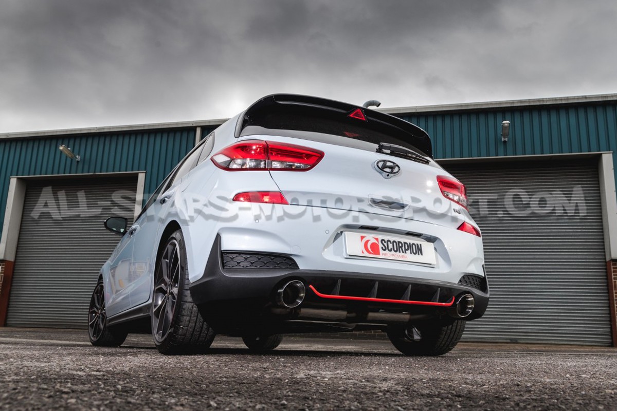 Catback avec valve Scorpion pour Hyundai i30 N (Non GPF)