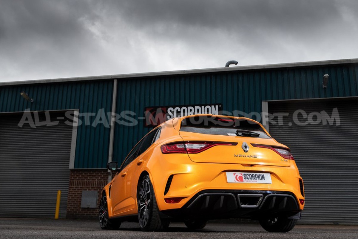 Catback Scorpion pour Renault Megane 4 RS avec FAP