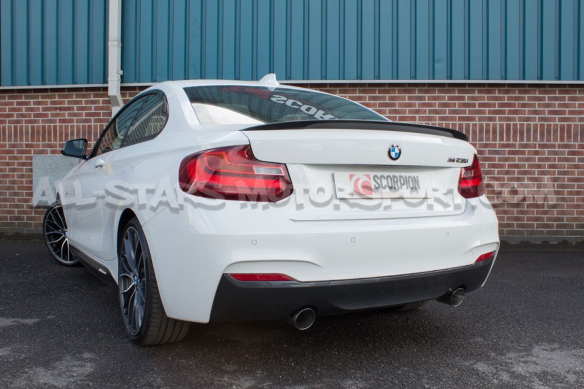 Catback avec valve Scorpion pour BMW 235i