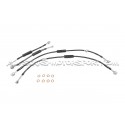 Kit 4 flexibles de frein aviation Racingline pour Golf 7 GTI / Golf 7 R