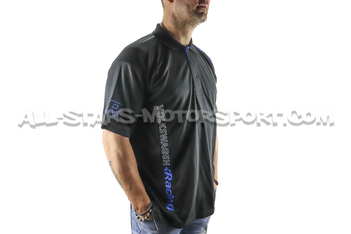 Polo Racingline Noir / Bleu