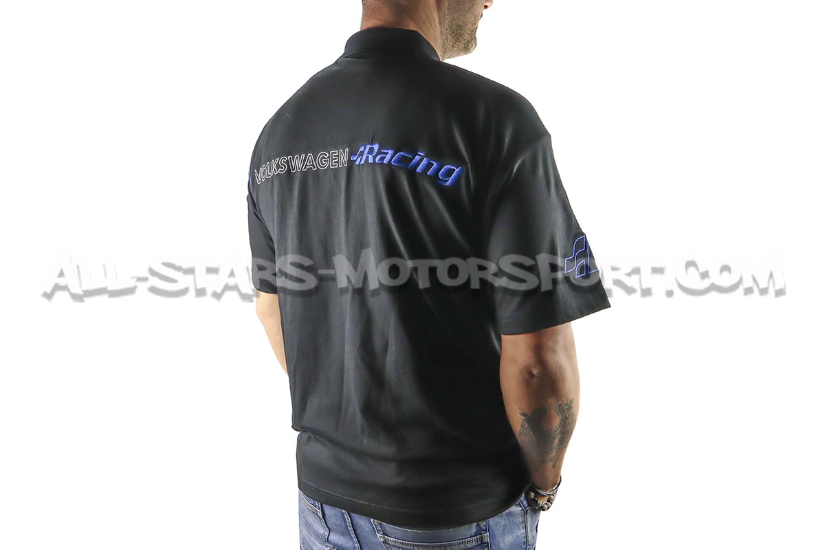 Polo Racingline Negro / Azul