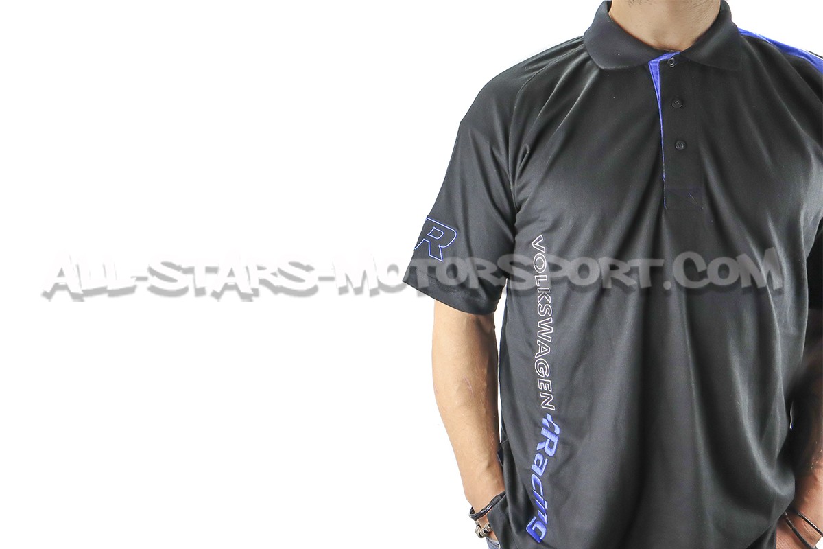 Polo Racingline Noir / Bleu