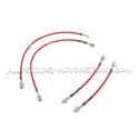 Golf 6 R Goodridge Braided Brake Hose Lines Kit