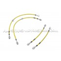 Golf 6 R Goodridge Braided Brake Hose Lines Kit