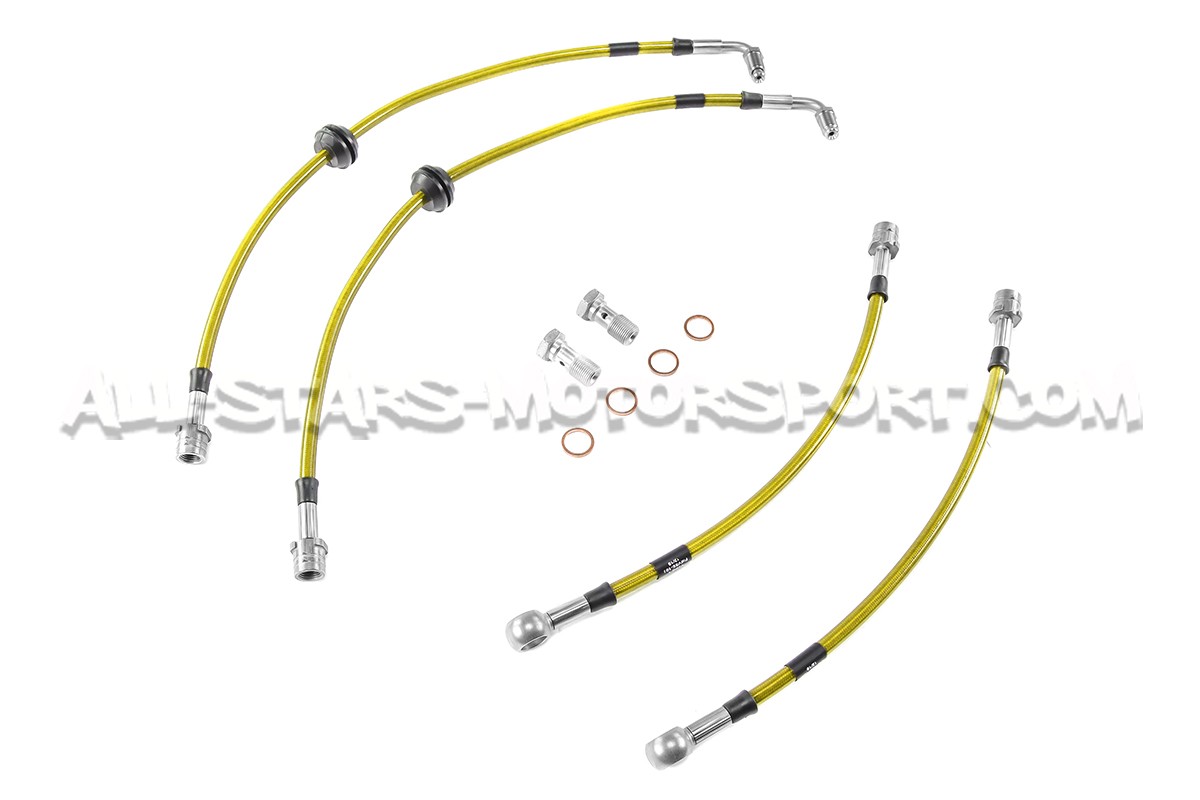Latiguillos de freno metalicos Goodridge para Audi RS4 B7