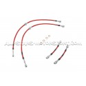 Flexibles de frein aviation Goodridge pour Renault Megane 2 RS 225