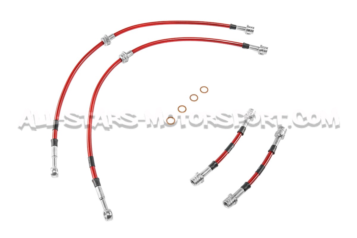 Flexibles de frein aviation Goodridge pour Renault Megane 2 RS 225