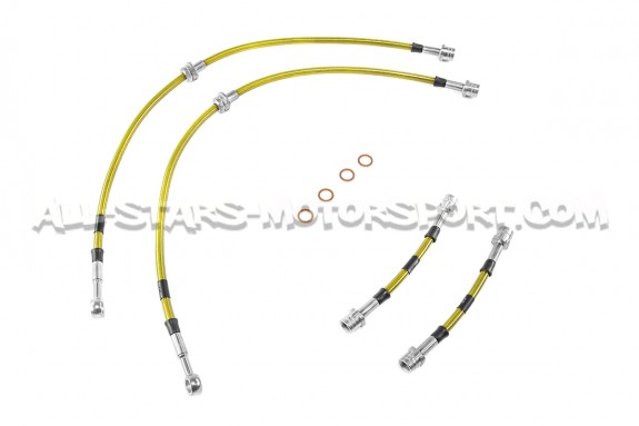 Flexibles de frein aviation Goodridge pour Renault Megane 2 RS 225