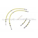Flexibles de frein aviation Goodridge pour Renault Megane 2 RS 225