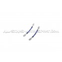 Flexibles de frein aviation Goodridge pour Renault Megane 2 RS 225