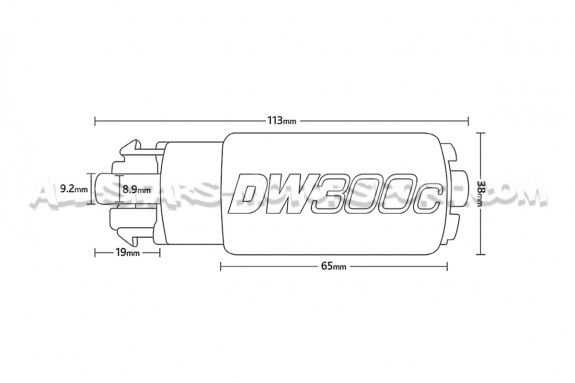 Deatchwerks DW65C series 265lph fuel pump kit for Honda Civic Type R EP3