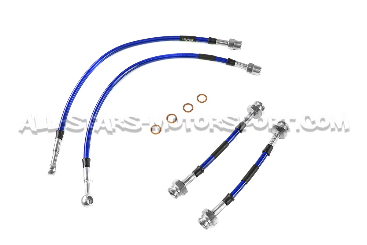 Flexibles de frein aviation Goodridge pour Polo 9N GTI