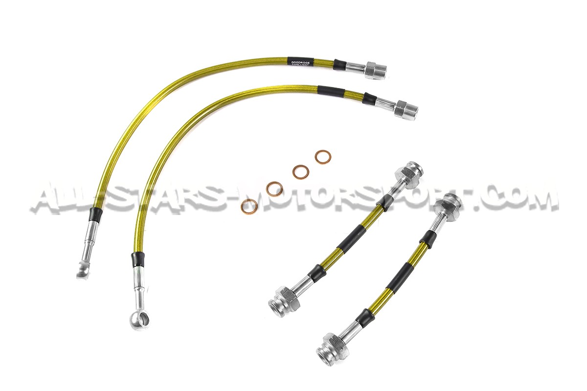 Flexibles de frein aviation Goodridge pour Polo 9N GTI